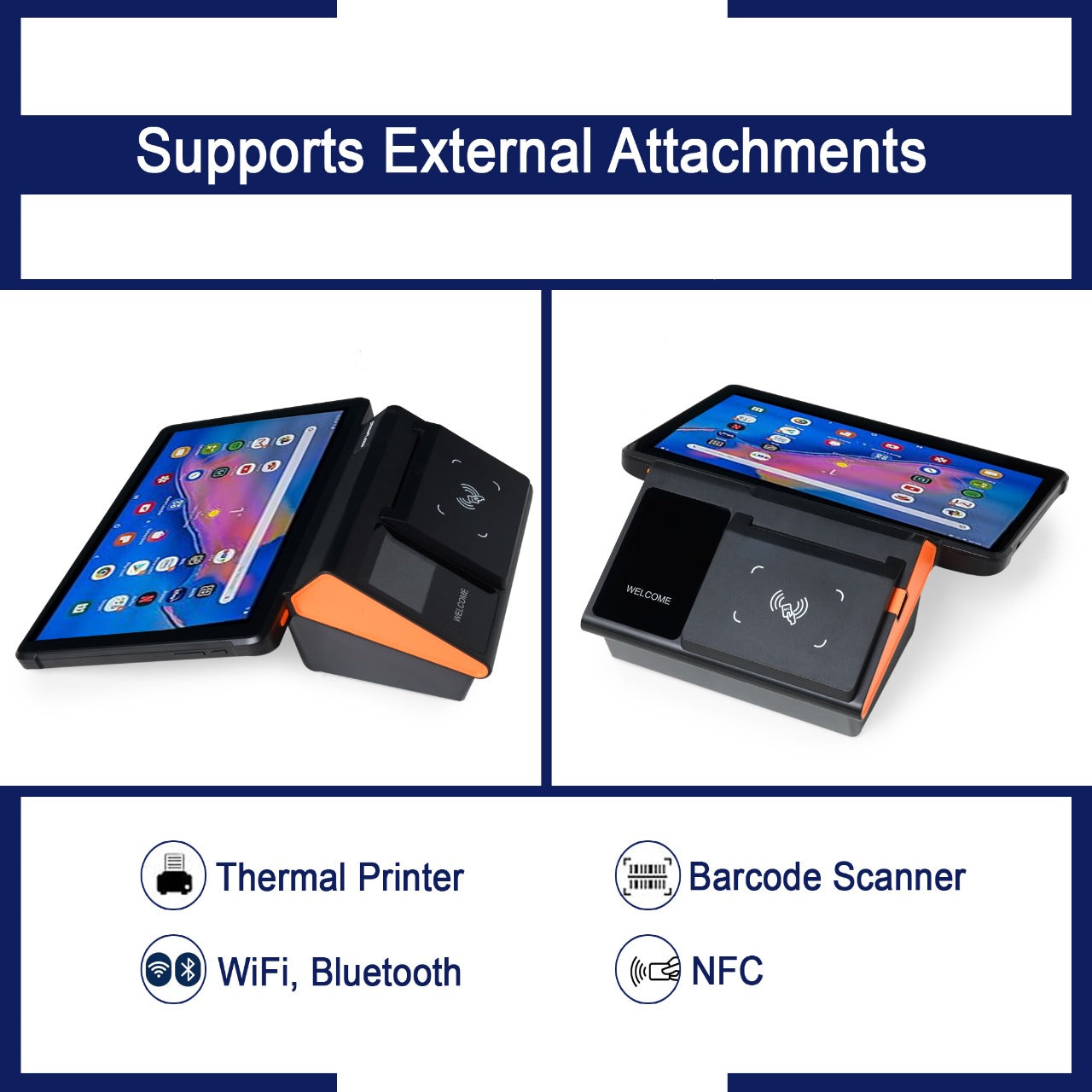 11-Inch Android POS Machine – All-in-One Billing System for Retail & Restaurants