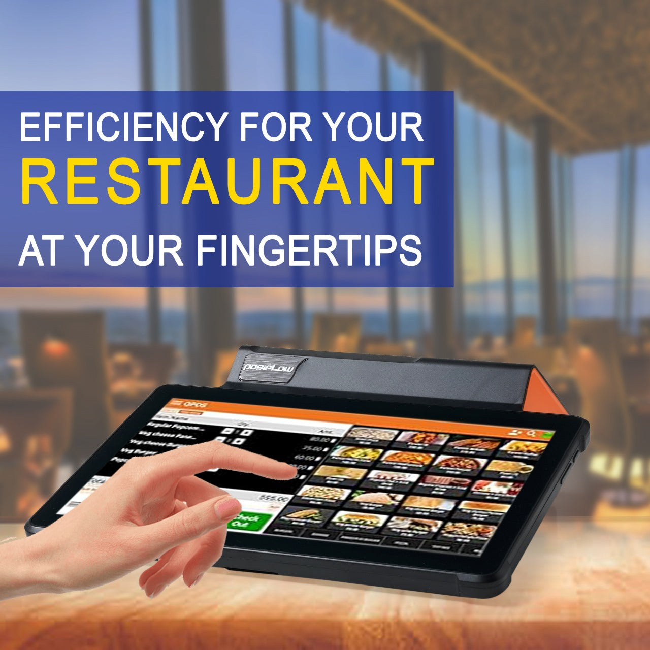 11-Inch Android POS Machine – All-in-One Billing System for Retail & Restaurants